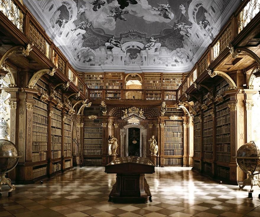 Роскошные интерьеры библиотек Массимо Листри: внутренний мир книжных сокровищ
