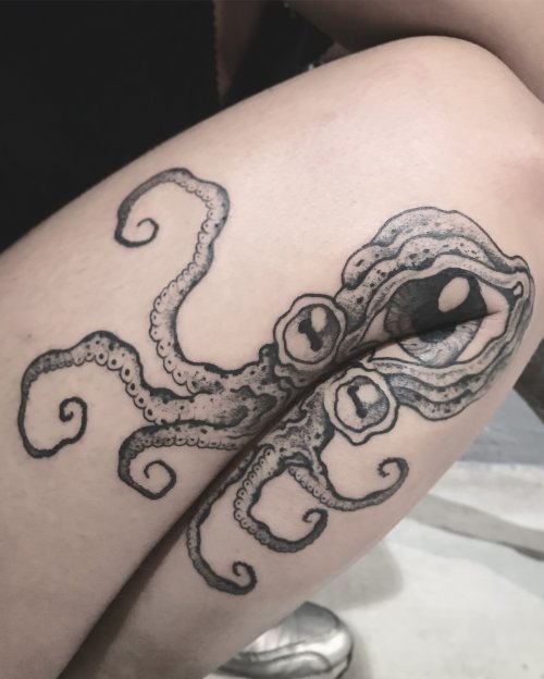 Креативные татуировки Векса Ван Хиллика с меняющимся рисунком (12 фото)