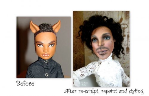 Английская художница превращает обычные куклы в знаменитостей и персонажей фильмов (20 фото)">