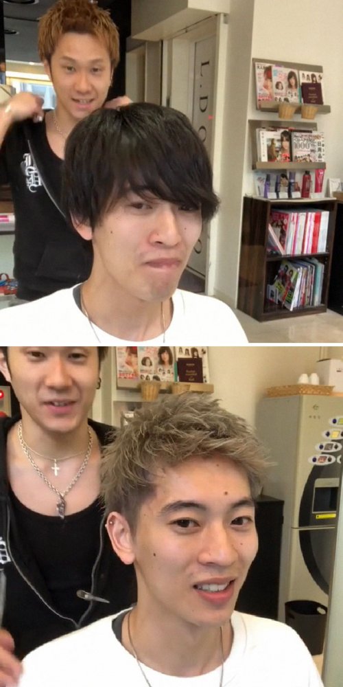 Мужской парикмахер из Японии показывает своих клиентов до и после стрижки, доказывая, что причёска может изменить многое (29 фото)">