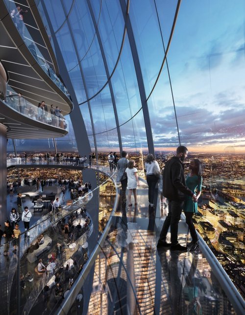 В Лондоне собираются строить новый небоскрёб, и он будет похож на тюльпан (7 фото)">