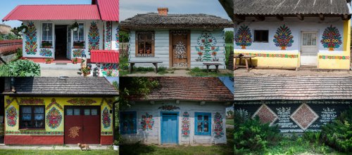 Польская студентка создаёт красочные коллажи дверей из снимков, которые делает в разных странах (4 фото)