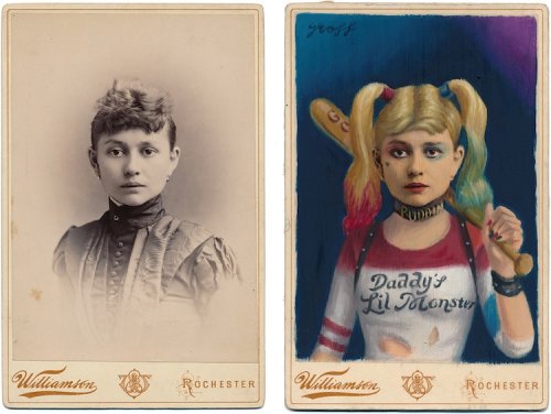 Художник превращает героев викторианских портретов в персонажей поп-культуры (19 фото)