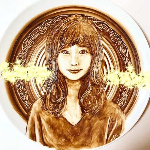 Вкусное искусство: талантливая художница рисует растопленным шоколадом (12 фото)