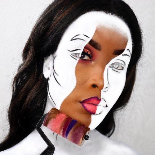 Британская визажист-самоучка рисует на своём лице сногсшибательные иллюзии (27 фото)