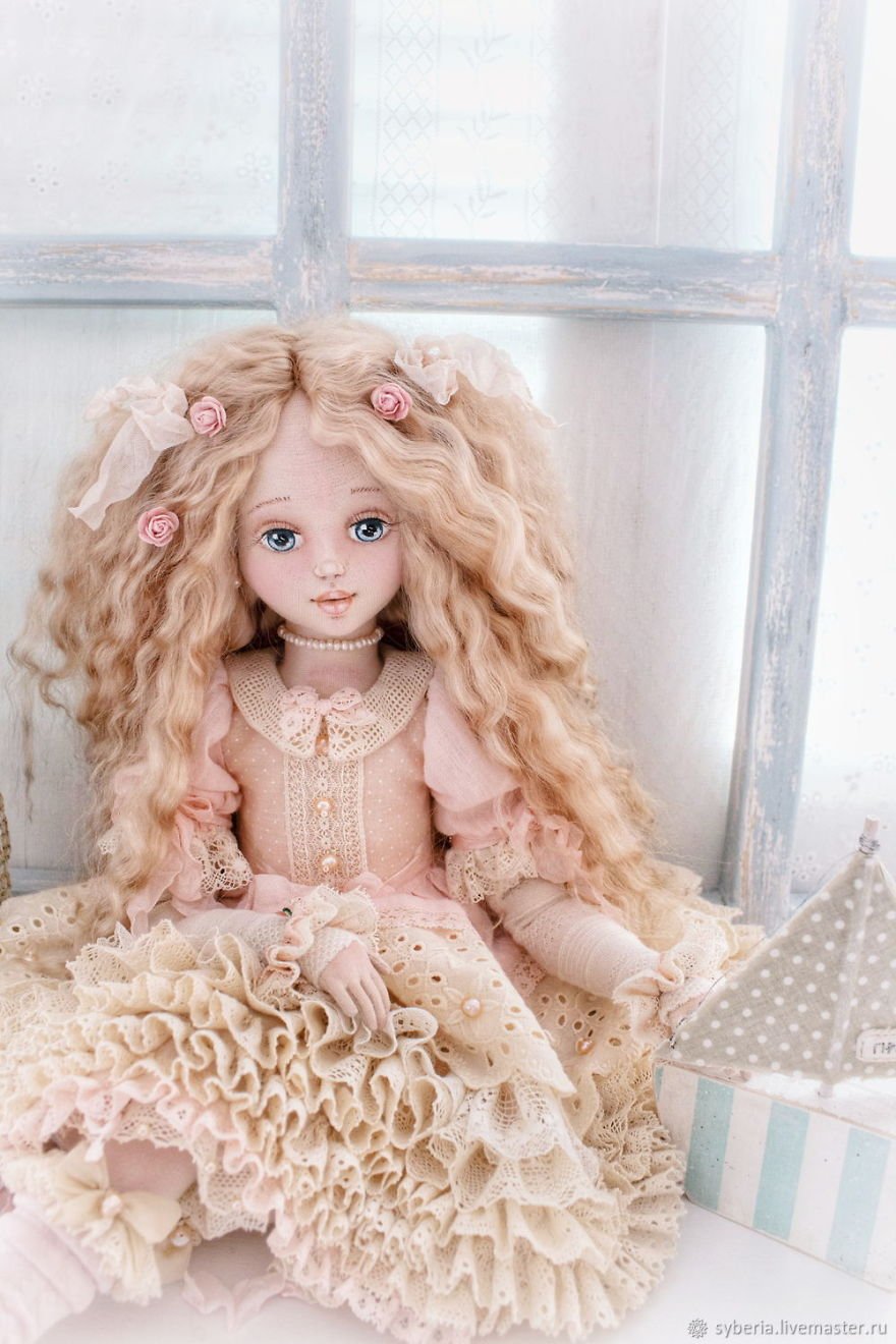 Коллекционные текстильные куклы. | Дзен
