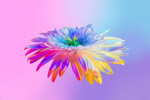 Неоновая красота цветов в фотографиях Клэр Боше (9 фото)