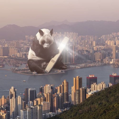 Невероятный Гонконг в фотоманипуляциях Тонни Фунга, каким вы его никогда не видели (26 фото)