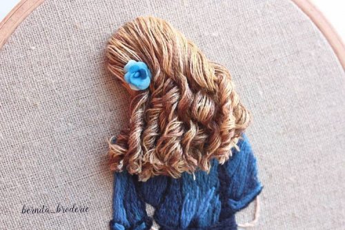 3D-вышивка Берниты Бродери с реалистичными причёсками (23 фото)
