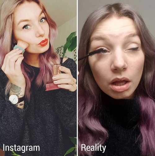 Instagram vs. реальность: то, что нам показывают в Instagram, значительно отличается от реальности (28 фото)