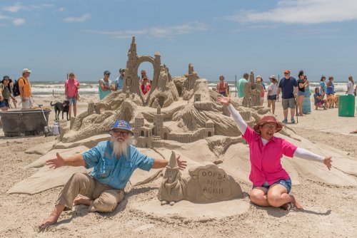 Фестиваль песочных скульптур Texas SandFest 2019 (16 фото)