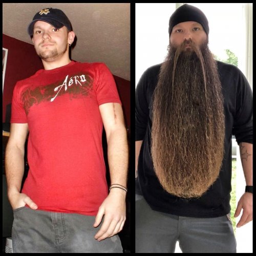 Этот парень отращивает бороду с 2014 года (13 фото)