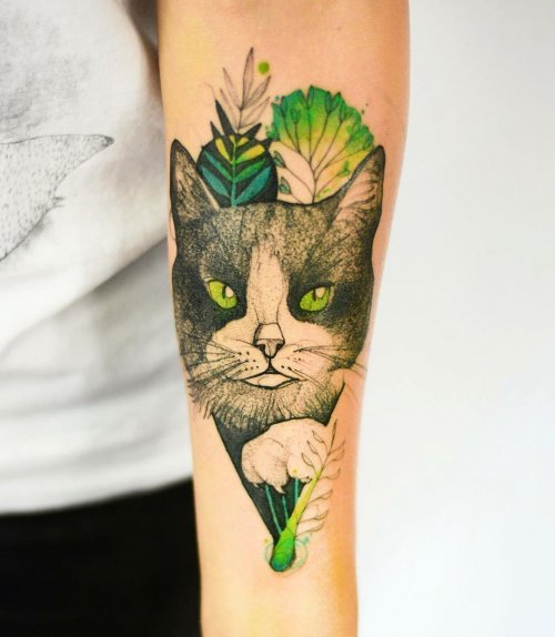Психоделические татуировки с животными от Йоанны Свирской (29 фото)
