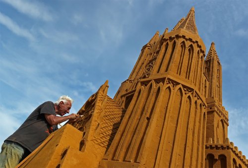 Фестиваль песчаных скульптур в Остенде (12 фото)