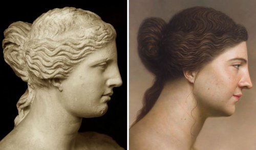 Художник показал, как могли выглядеть герои известных картин и скульптур прошлого, в серии гиперреалистичных портретов (8 фото)