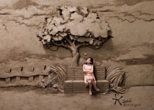 Потрясающие песочные скульптуры сингапурского художника JOOheng Tan (3 фото + видео)