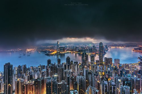 Потрясающий Гонконг с высоты птичьего полёта (17 фото)