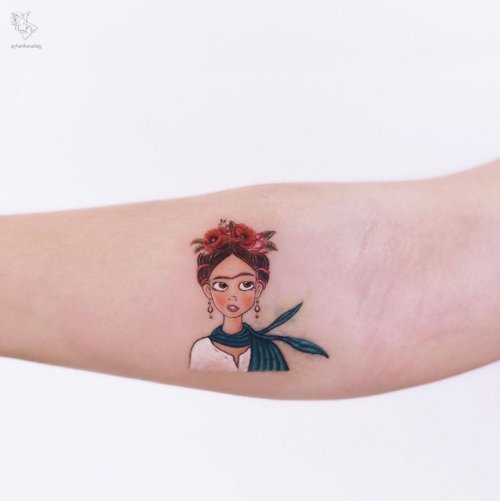 Миниатюрные татуировки стамбульского тату-мастера (18 фото)