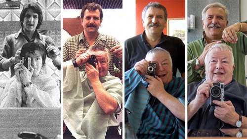 Когда находишь своего парикмахера и стрижёшься у него всю жизнь (8 фото)