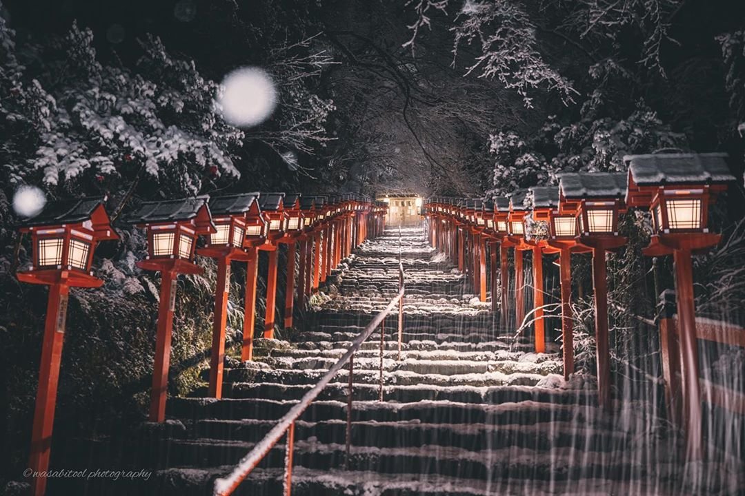 Зима в киото