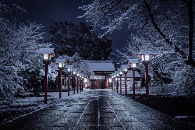 Зимний Киото выглядит, как в сказке (8 фото)