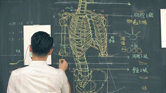 Тайваньский преподаватель учит студентов по впечатляющим рисункам на доске (13 фото)