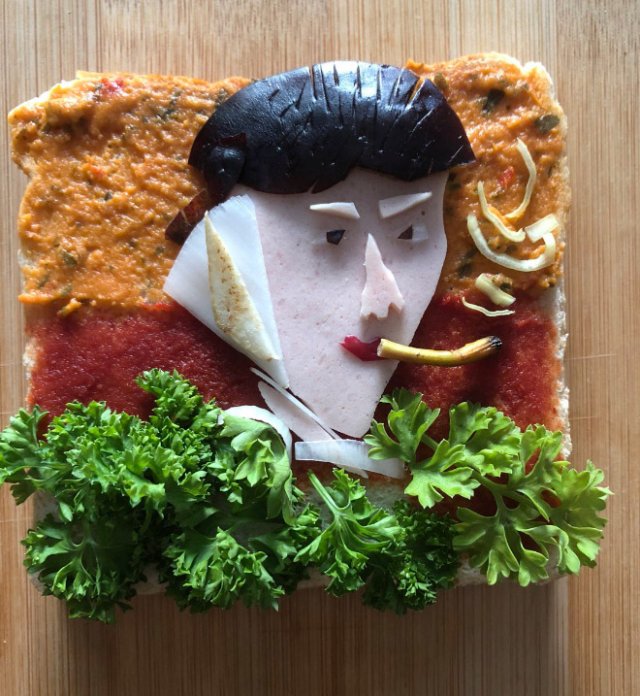 Твиттер-пользователи воссоздают знаменитые картины... с помощью бутербродов (20 фото)