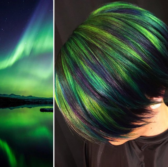 Парикмахер окрашивает волосы своих клиенток, вдохновляясь красками природы (29 фото)