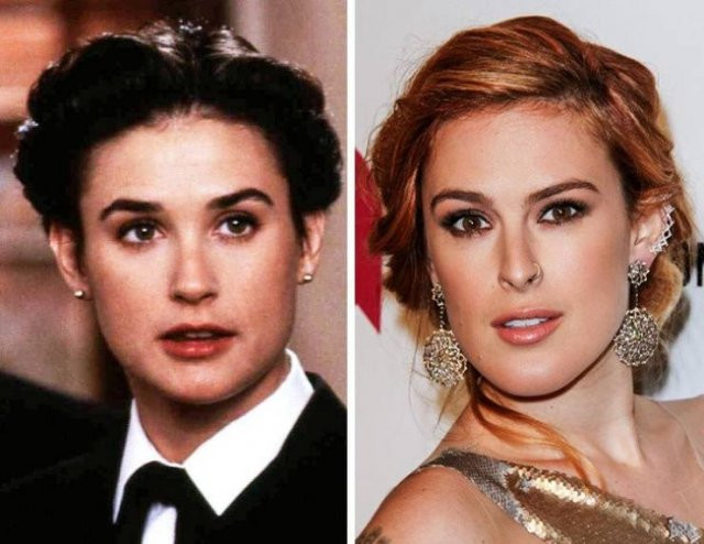 Дети знаменитостей, невероятно похожие на своих родителей в том же возрасте (13 фото)