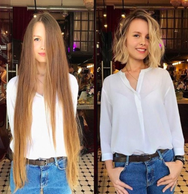 24 фотографии "до и после", доказывающие, что с помощью стрижки и краски для волос можно полностью преобразиться