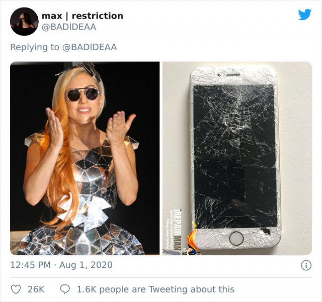 В Твиттере обратили внимание на внешнее сходство между Леди Гагой и iPhone (8 фото)
