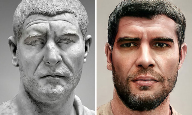 Швейцарский художник с помощью ИИ и "Фотошопа" показал, как могли выглядеть римские императоры (14 фото)