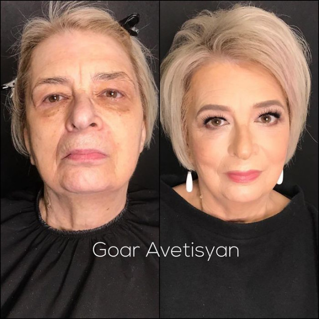 Женщины до и после того, как над их внешностью поколдовала гуру макияжа Гоар Аветисян (30 фото)