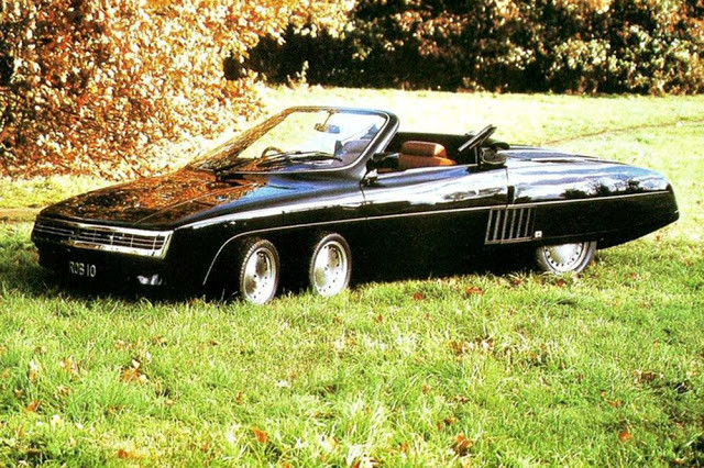 Panther 6: необычный 6-колёсный британский спортивный автомобиль 1977 года (14 фото)