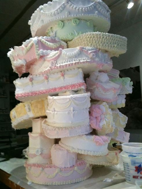 Свадебные торты, которые стали не украшением свадьбы, а совсем наоборот (30 фото)