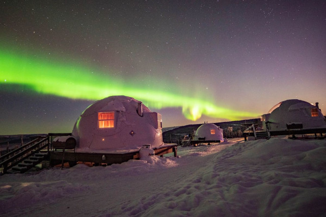 Borealis Basecamp: идеальное место, чтобы наблюдать северное сияние в тепле и комфорте (9 фото)