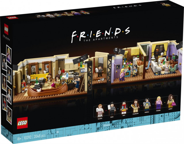 LEGO выпускает набор из 2048 деталей, посвящённый сериалу "Друзья", и в нём есть две квартиры! (13 фото)