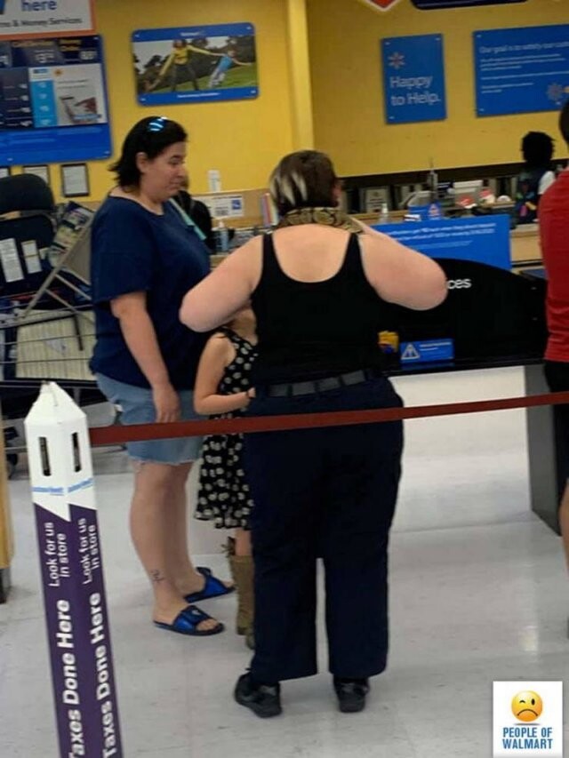 Чудаки и чудачества в Walmart