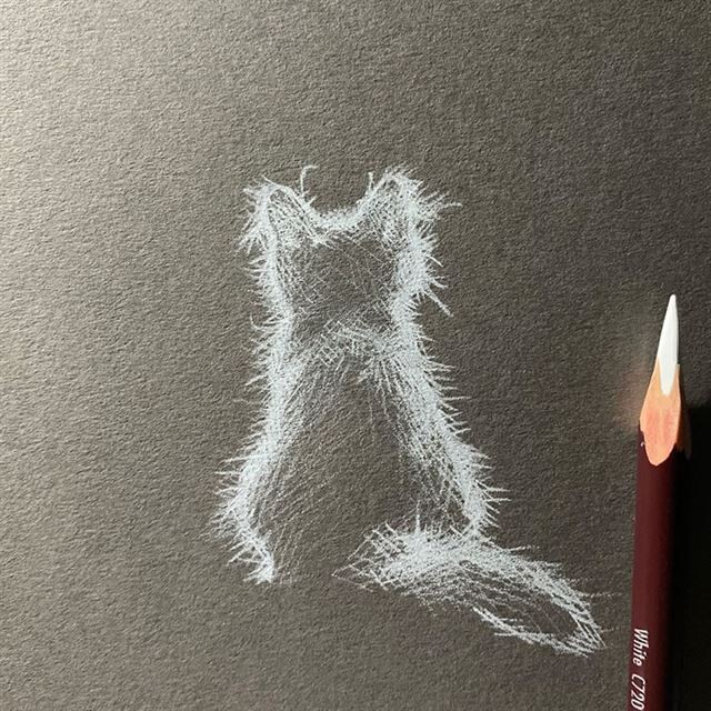 Развивашки Блеск-арт картина из пайеток на бархатной бумаге Собачка