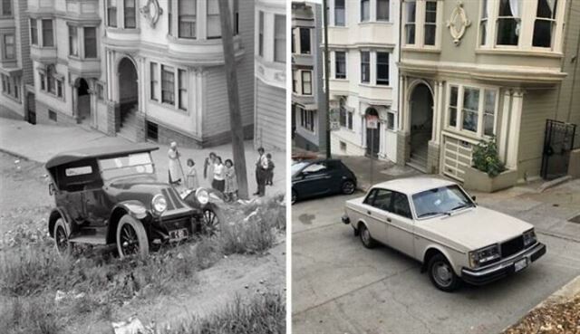 Фотографии "тогда и сейчас", показывающие, как изменились со временем различные места и достопримечательности (23 фото)
