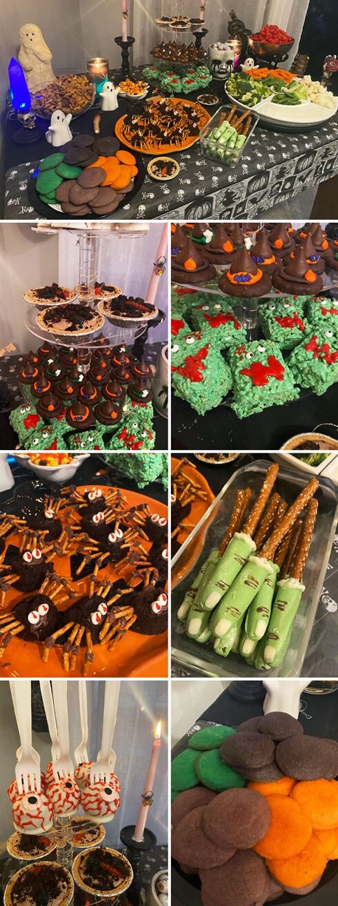 Идеи для жутко вкусных хэллоуинских закусок и сладостей (22 фото)