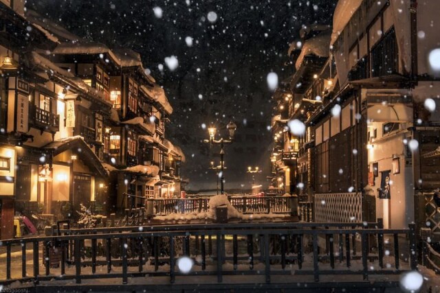 Зимняя Япония, похожая на сказку