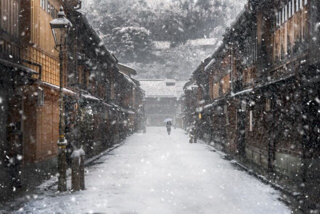 Зимняя Япония, похожая на сказку