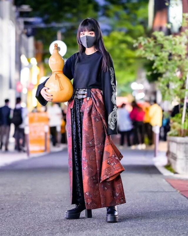 Модницы и модники на улицах Токио