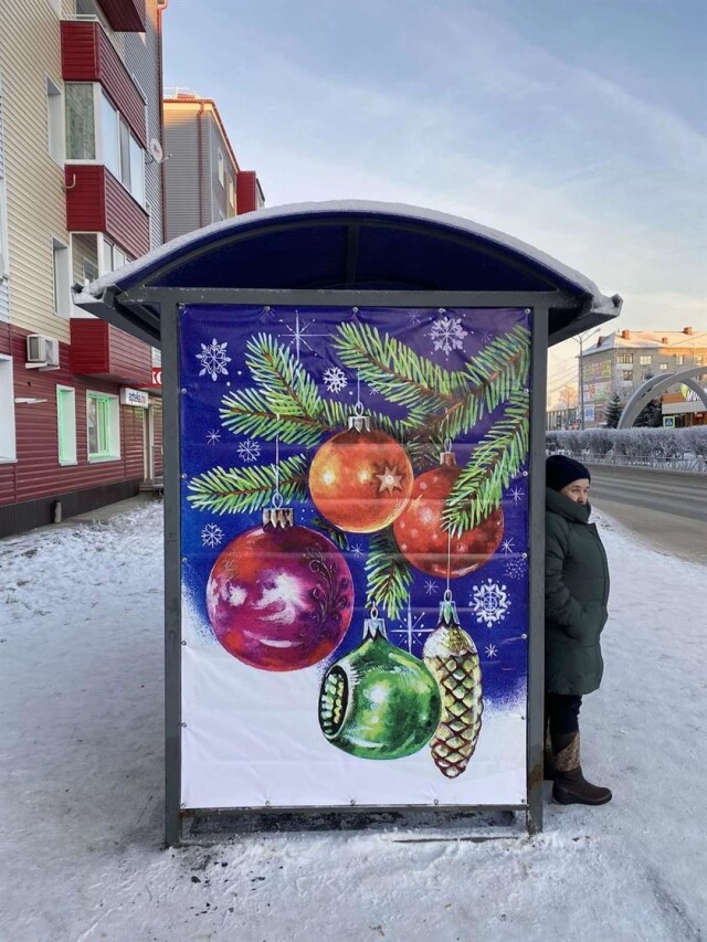 Ламповые остановки в городе Советский
