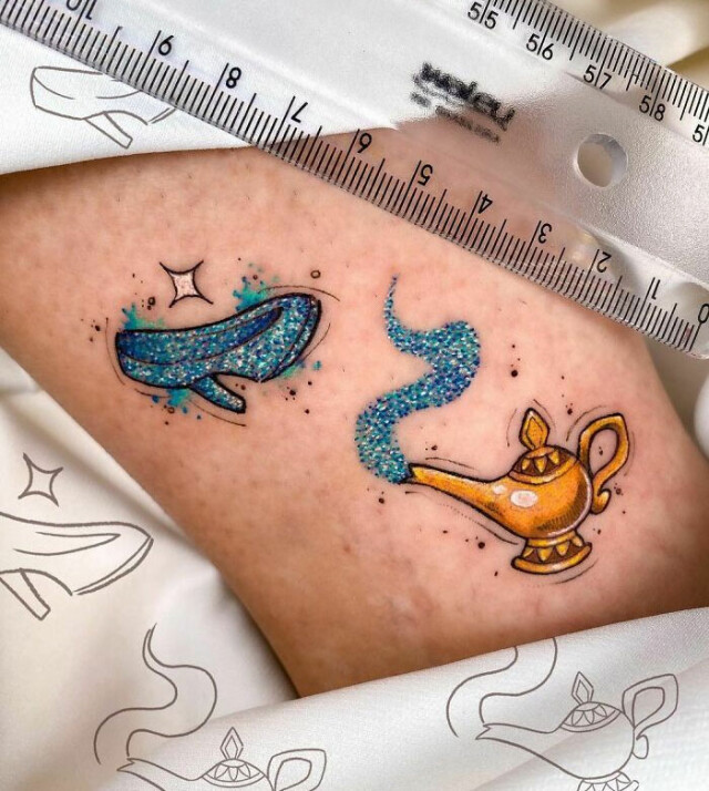 Гліттер-тату: татуювання для любительок блискіток (фото)