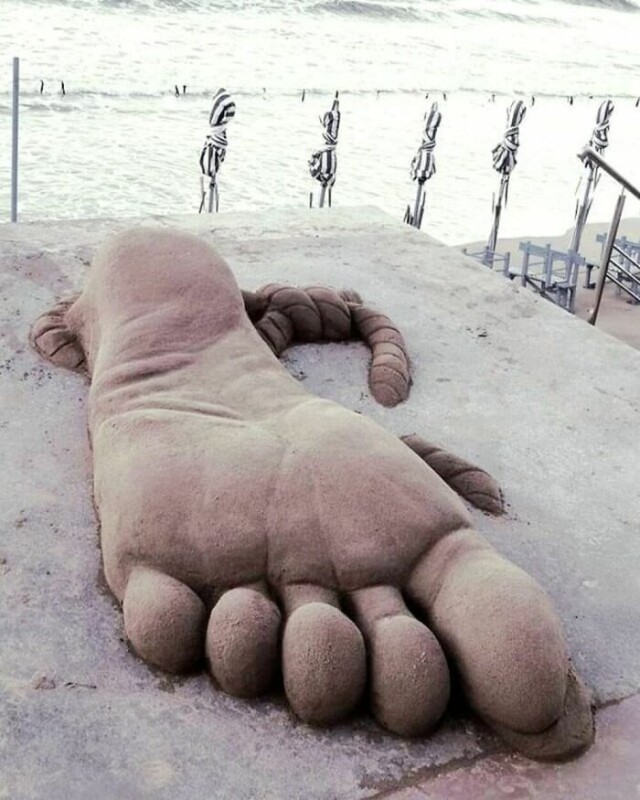 Реалистичные песочные скульптуры Андони Бастаррики (фото)