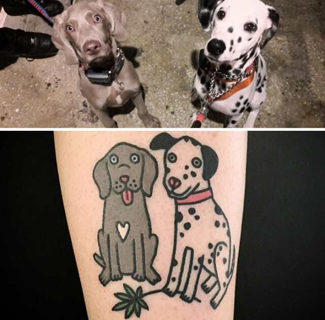Мультфільм татуювання домашніх тварин (фото)