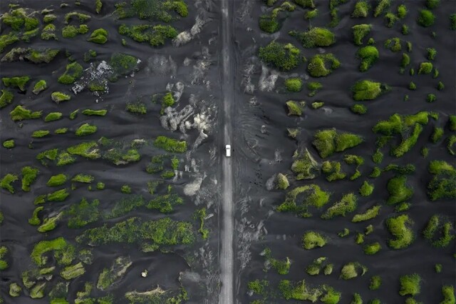 Дороги с высоты птичьего полёта в фотографиях Кевина Краутгартнера  (фото)