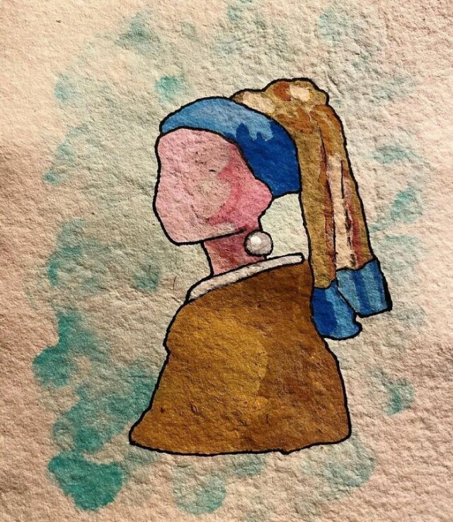 Інтерпретації картини "Дівчина з перловим сережкою" Яна Вермеєра (фото)